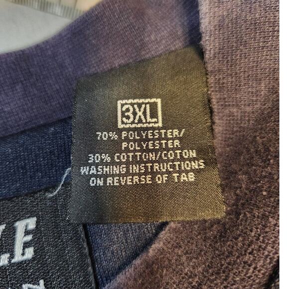 Vintage 90s Pelle Pelle 3XL $295 Navy Crewneck Sweatshirt Hip Hop Legend - Picture 8 of 11